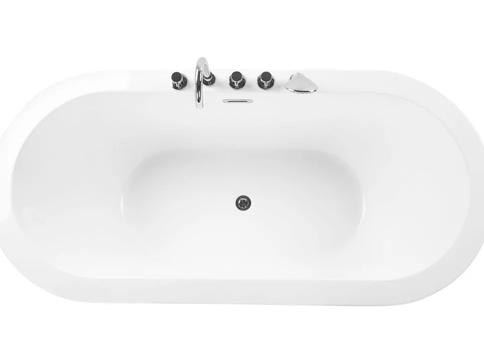 Banheira Autonoma Em Acrilico Branco Com Chuveiro 170 X 80 Cm Empresa