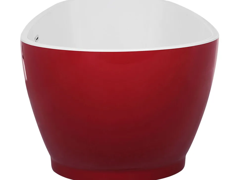 Banheira Autonoma Em Acrilico Vermelho E Branco 173 X 82 Cm Guiana