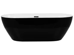 Banheira Autonoma Em Acrilico Preto 150 X 75 Cm Carrera