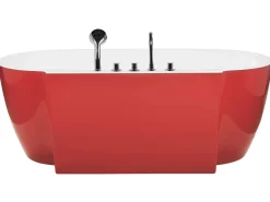Banheira Autonoma Em Acrilico Vermelho 170 X 80 Cm Rotso