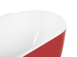 Banheira Autonoma Em Acrilico Vermelho 170 X 80 Cm Rotso
