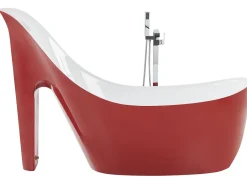 Banheira Autonoma Em Acrilico Vermelho E Branco 180 X 80 Cm Coco