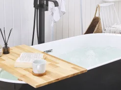 Banheira Autonoma Em Acrilico Preto 150 X 75 Cm Nevis