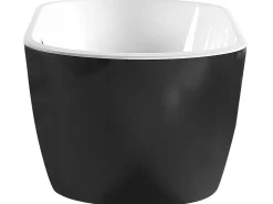 Banheira Autonoma Em Acrilico Preto 150 X 75 Cm Nevis