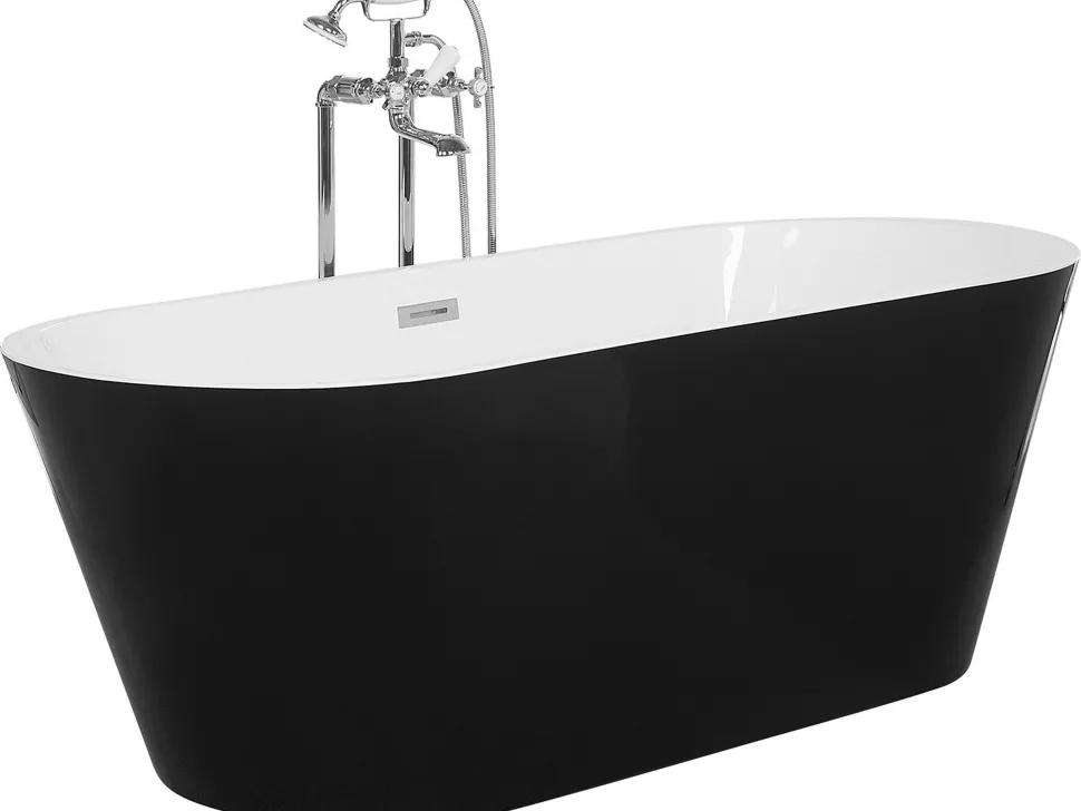 Banheira Autonoma Em Acrilico Preto 170 X 170 Cm Cabritos