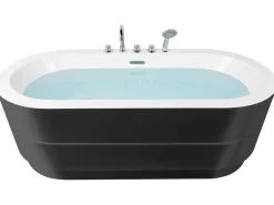 Banheira Autonoma Em Acrilico Preto Com Chuveiro 170 X 80 Cm Empresa