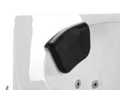 Banheira De Hidromassagem De Canto Em Acrilico Branco Com Led 214 X 155 Cm Martinica