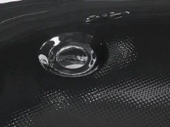 Banheira De Hidromassagem De Canto Em Acrilico Preto Com Led 140 X 140 Cm Baracoa