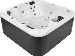 Banheira De Hidromassagem De Exterior Em Acrilico Branco Com Led 200 X 200 Cm Lastarria