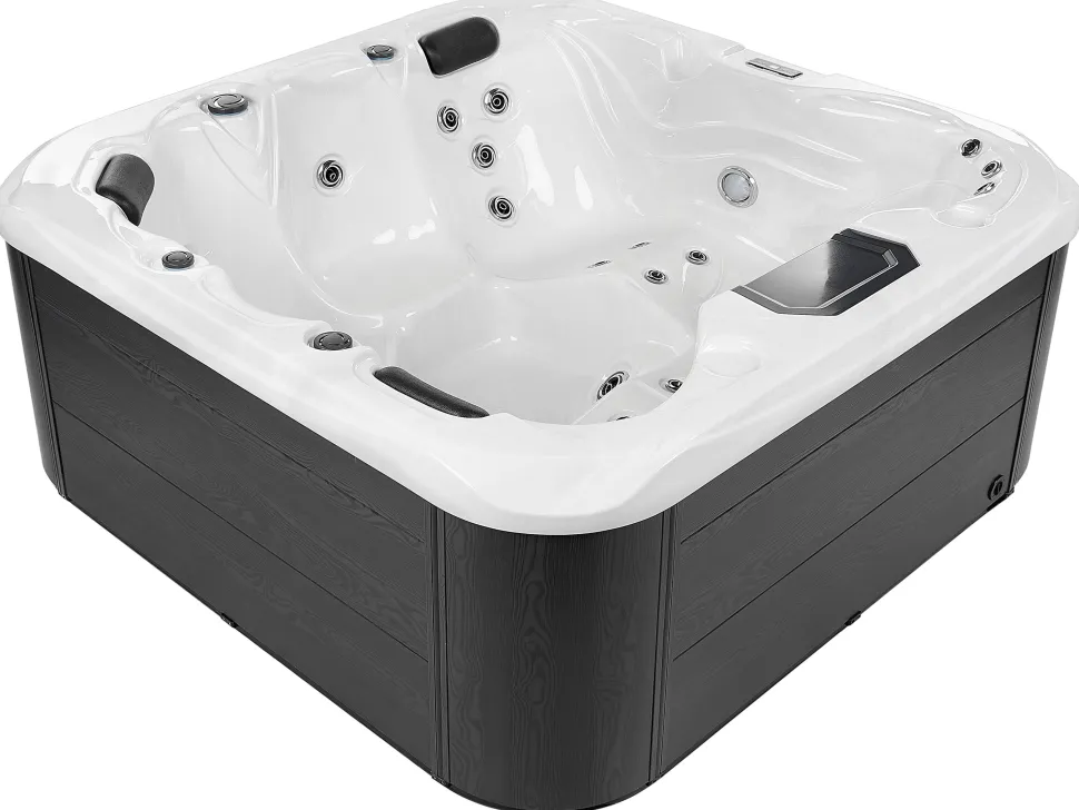 Banheira De Hidromassagem De Exterior Em Acrilico Branco Com Led 200 X 200 Cm Lastarria