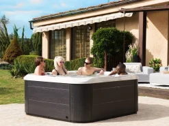 Banheira De Hidromassagem De Exterior Em Acrilico Branco Com Led 200 X 200 Cm Lastarria