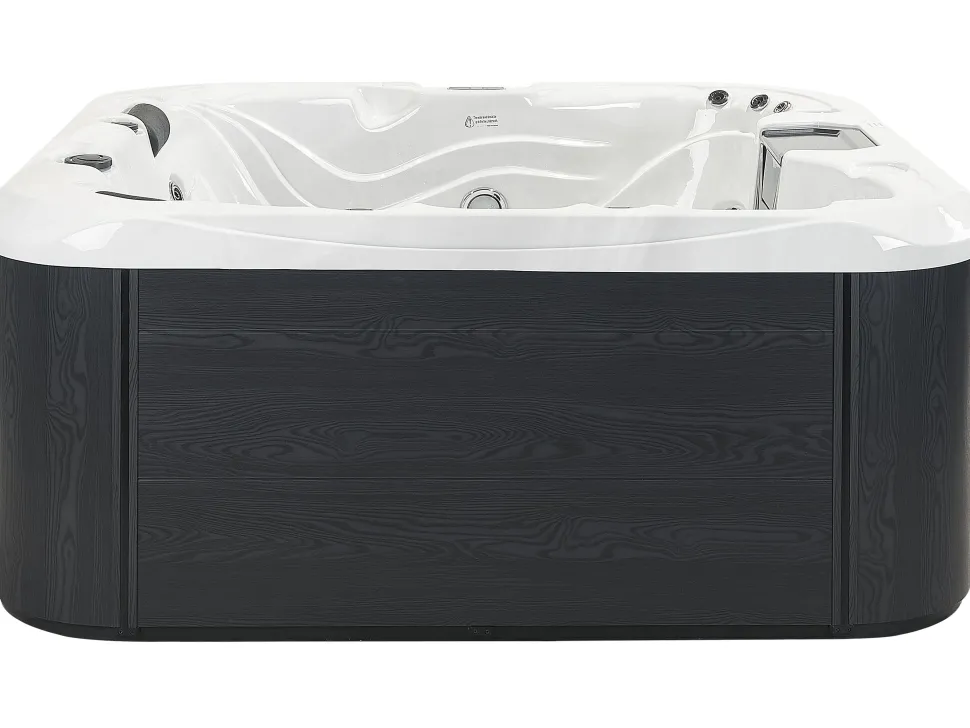 Banheira De Hidromassagem De Exterior Em Acrilico Branco Com Led 200 X 200 Cm Lastarria