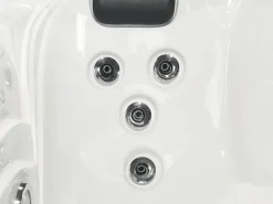 Banheira De Hidromassagem De Exterior Em Acrilico Branco Com Led 200 X 200 Cm Lastarria