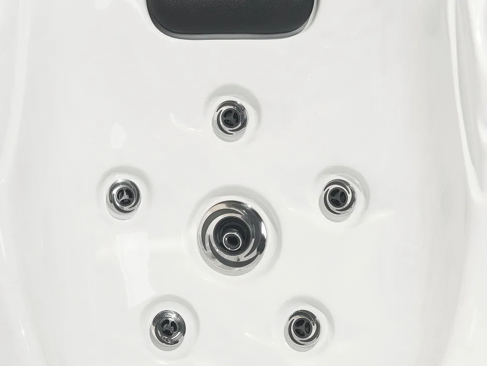 Banheira De Hidromassagem De Exterior Em Acrilico Branco Com Led 200 X 200 Cm Lastarria