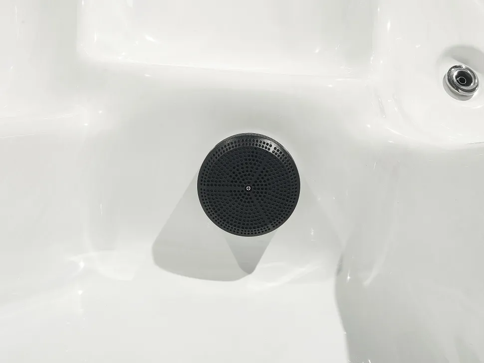 Banheira De Hidromassagem De Exterior Em Acrilico Branco Com Led 200 X 200 Cm Lastarria