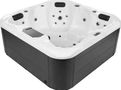 Banheira De Hidromassagem De Exterior Em Acrilico Branco Com Led 200 X 200 Cm Lastarria