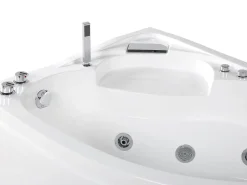 Banheira De Hidromassagem De Canto A Direita Com Led Em Branco Neiva