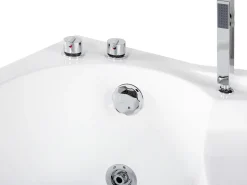Banheira De Hidromassagem De Canto A Direita Com Led Em Branco Neiva