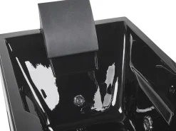 Banheira De Hidromassagem Versao A Esquerda Em Acrilico Preto 169 X 81 Cm Artemisa