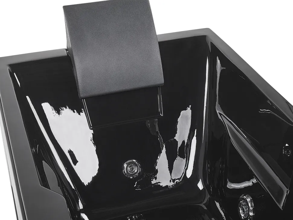 Banheira De Hidromassagem Versao A Esquerda Em Acrilico Preto 169 X 81 Cm Artemisa