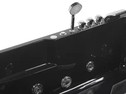 Banheira De Hidromassagem Versao A Esquerda Em Acrilico Preto 169 X 81 Cm Artemisa