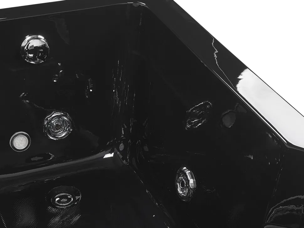 Banheira De Hidromassagem Versao A Esquerda Em Acrilico Preto 169 X 81 Cm Artemisa