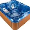 Banheira De Hidromassagem Para Exterior Em Acrilico Azul 180 X 215 Cm Arcelia