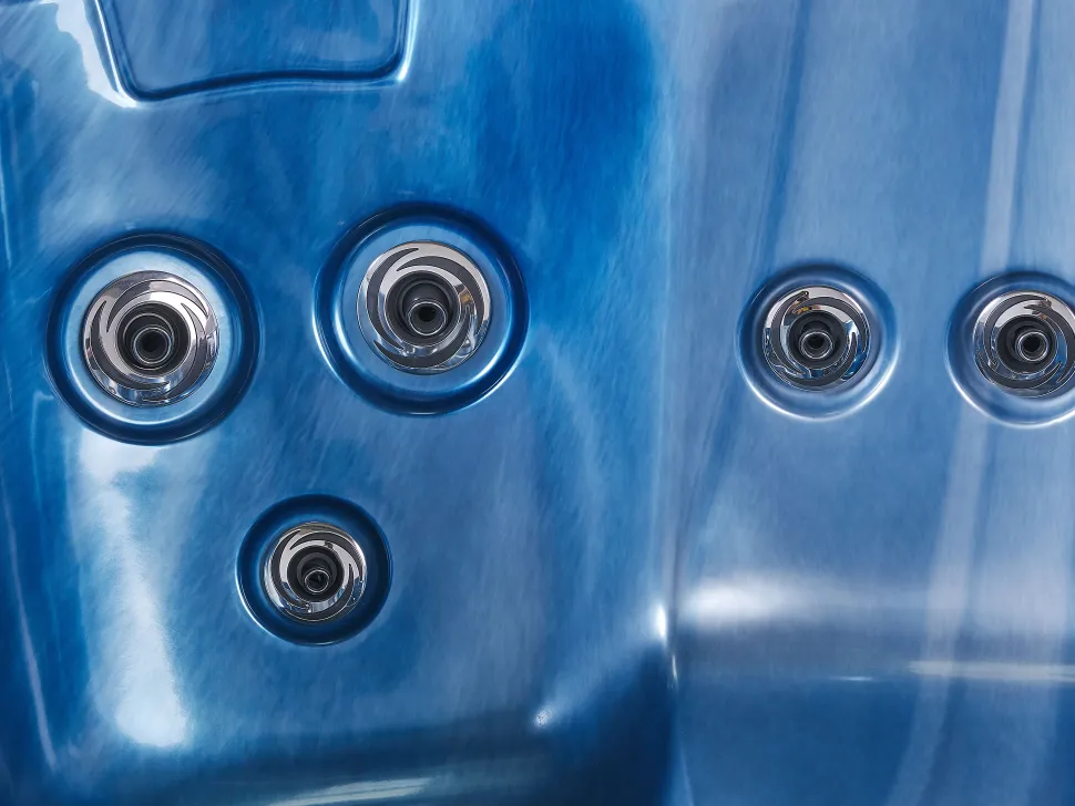 Banheira De Hidromassagem Para Exterior Em Acrilico Azul 180 X 215 Cm Arcelia