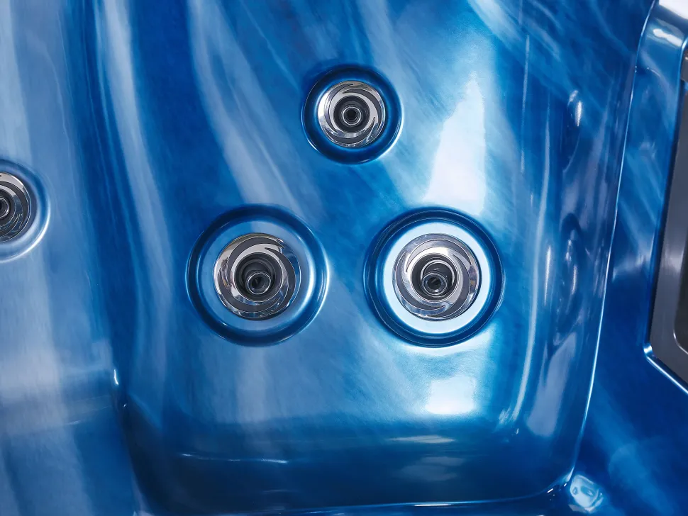 Banheira De Hidromassagem Para Exterior Em Acrilico Azul 180 X 215 Cm Arcelia