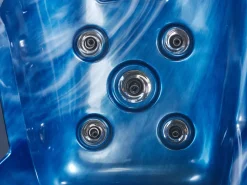 Banheira De Hidromassagem Para Exterior Em Acrilico Azul 180 X 215 Cm Arcelia