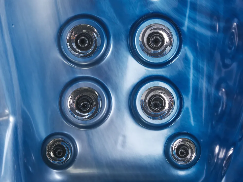 Banheira De Hidromassagem Para Exterior Em Acrilico Azul 180 X 215 Cm Arcelia