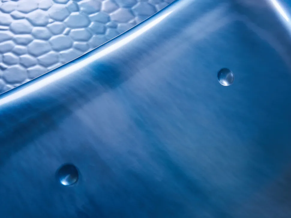 Banheira De Hidromassagem Para Exterior Em Acrilico Azul 180 X 215 Cm Arcelia