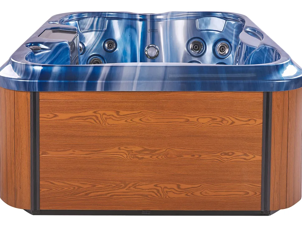 Banheira De Hidromassagem Para Exterior Em Acrilico Azul 180 X 215 Cm Arcelia