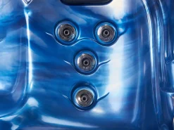 Banheira De Hidromassagem De Exterior Em Acrilico Azul Com Led 200 X 200 Cm Lastarria