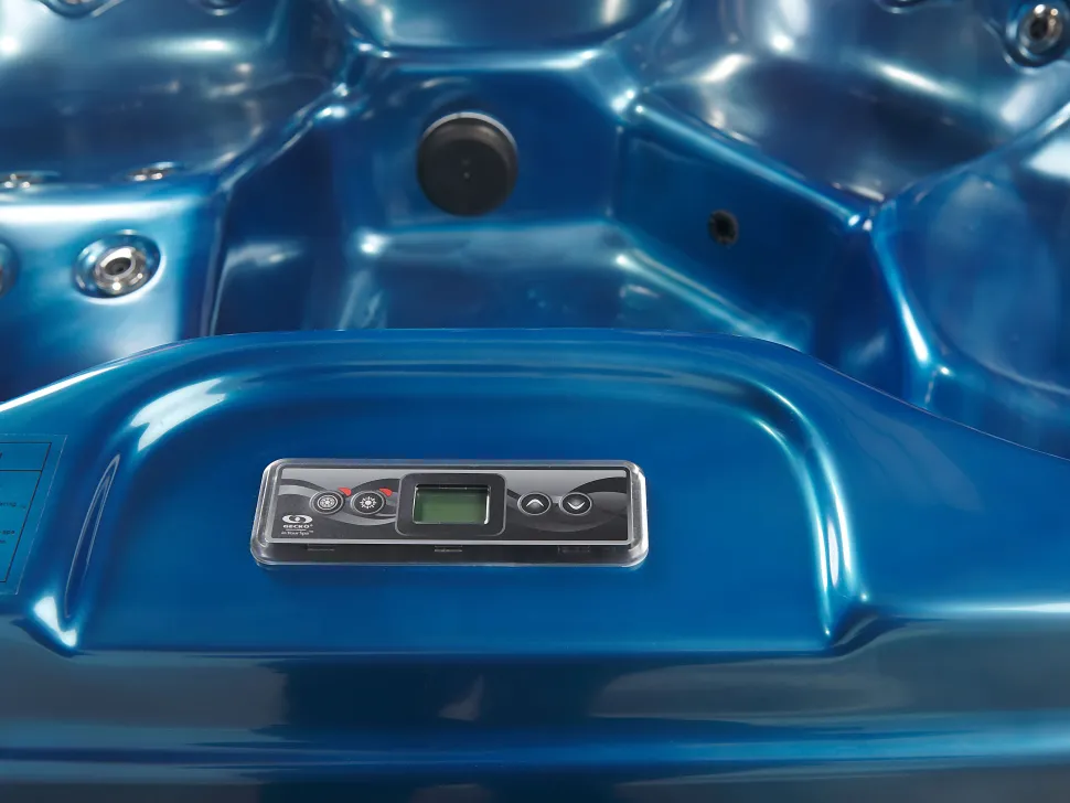 Banheira De Hidromassagem De Exterior Em Acrilico Azul Com Led 200 X 200 Cm Lastarria