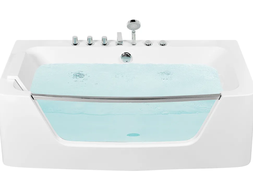 Banheira De Hidromassagem Em Acrilico Branco 170 X 85 Cm Barranca