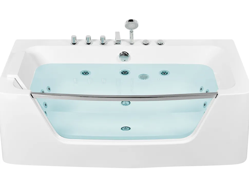 Banheira De Hidromassagem Em Acrilico Branco 170 X 85 Cm Barranca
