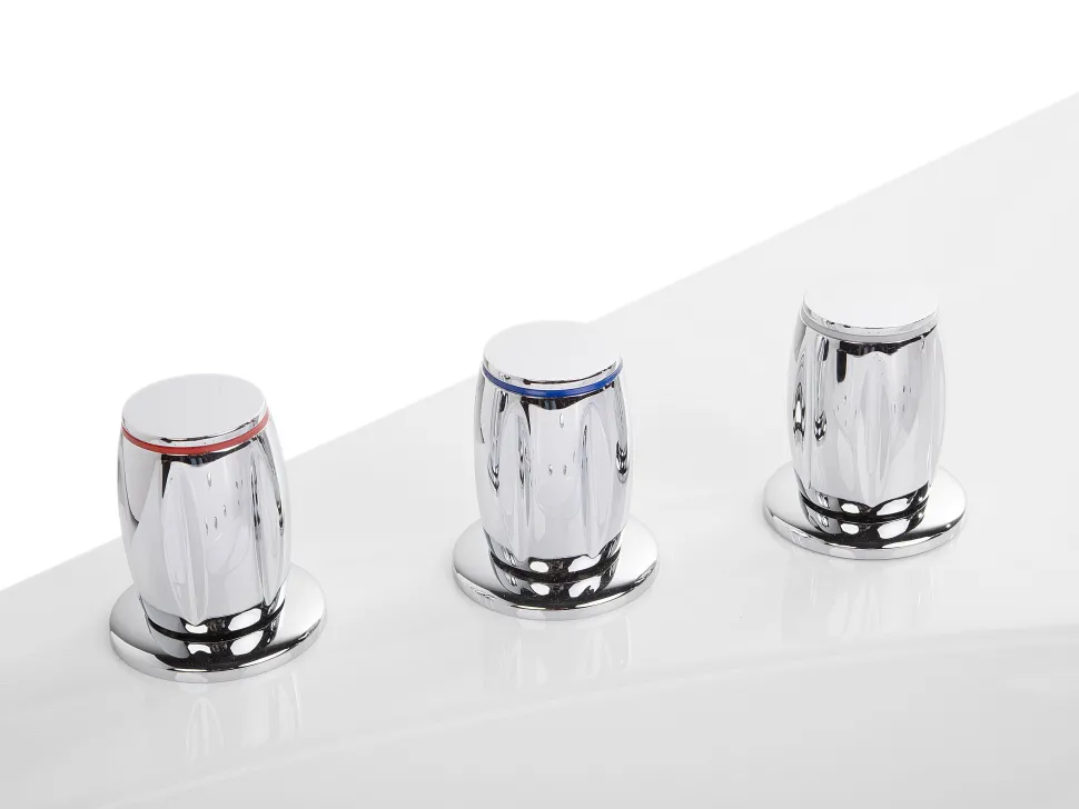 Banheira De Hidromassagem De Canto Em Acrilico Branco Com Led 140 X 140 Cm Meves