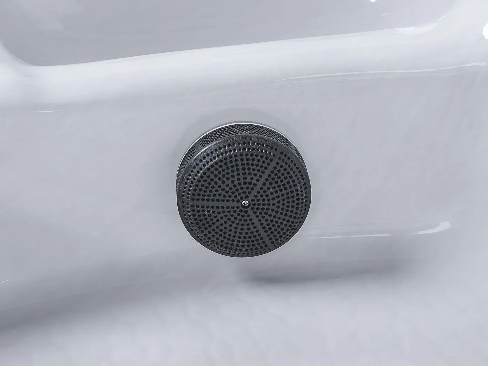 Banheira De Hidromassagem Para Exterior Em Acrilico Branco 180 X 215 Cm Arcelia