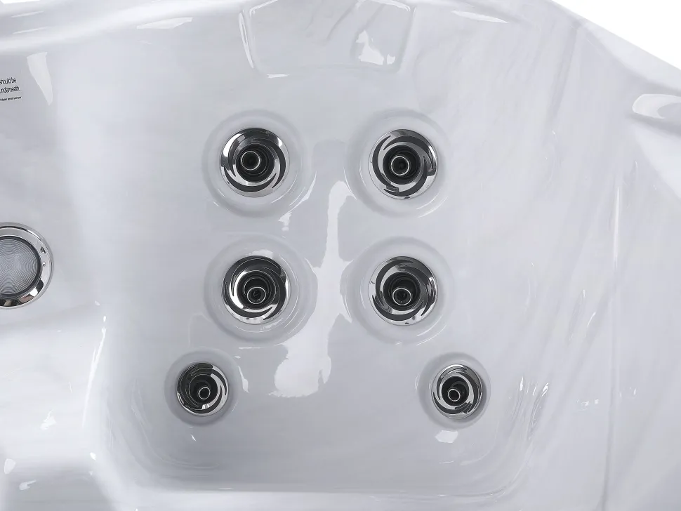 Banheira De Hidromassagem Para Exterior Em Acrilico Branco 180 X 215 Cm Arcelia
