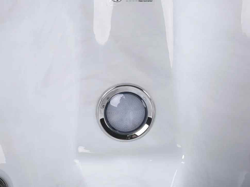 Banheira De Hidromassagem Para Exterior Em Acrilico Branco 180 X 215 Cm Arcelia