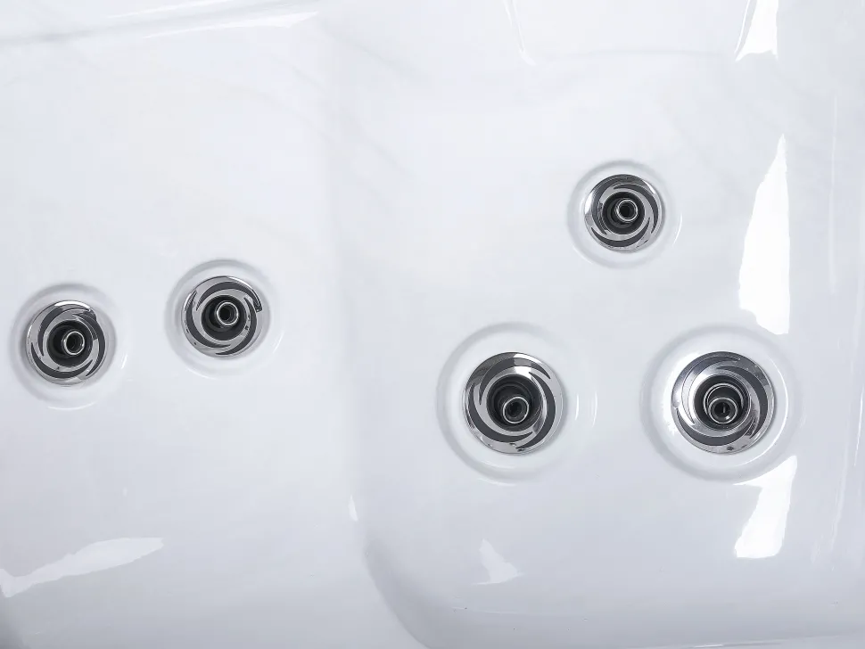 Banheira De Hidromassagem Para Exterior Em Acrilico Branco 180 X 215 Cm Arcelia