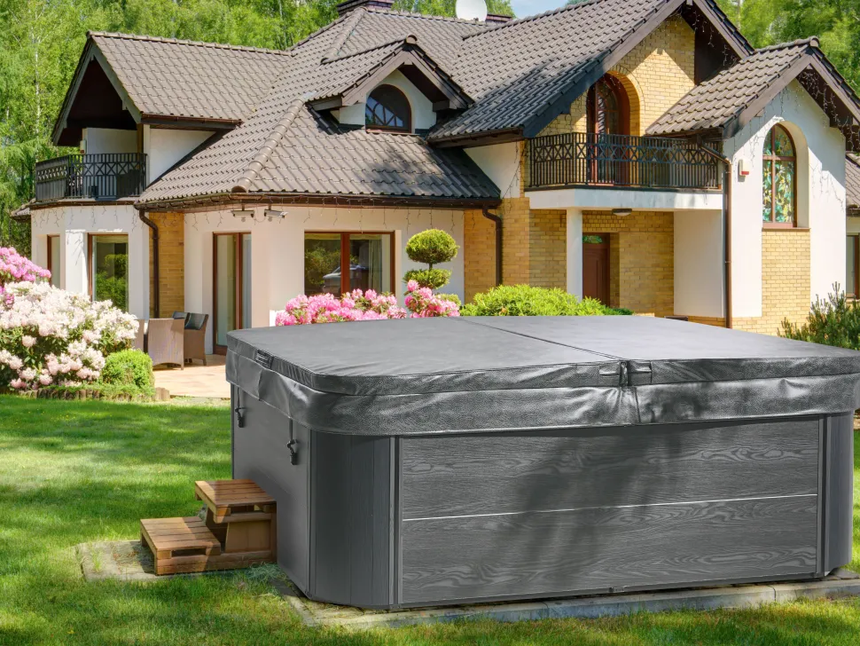 Banheira De Hidromassagem Para Exterior Em Acrilico Branco 180 X 215 Cm Arcelia