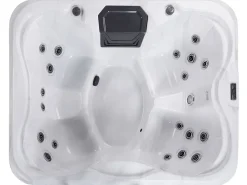 Banheira De Hidromassagem Para Exterior Em Acrilico Branco 180 X 215 Cm Arcelia