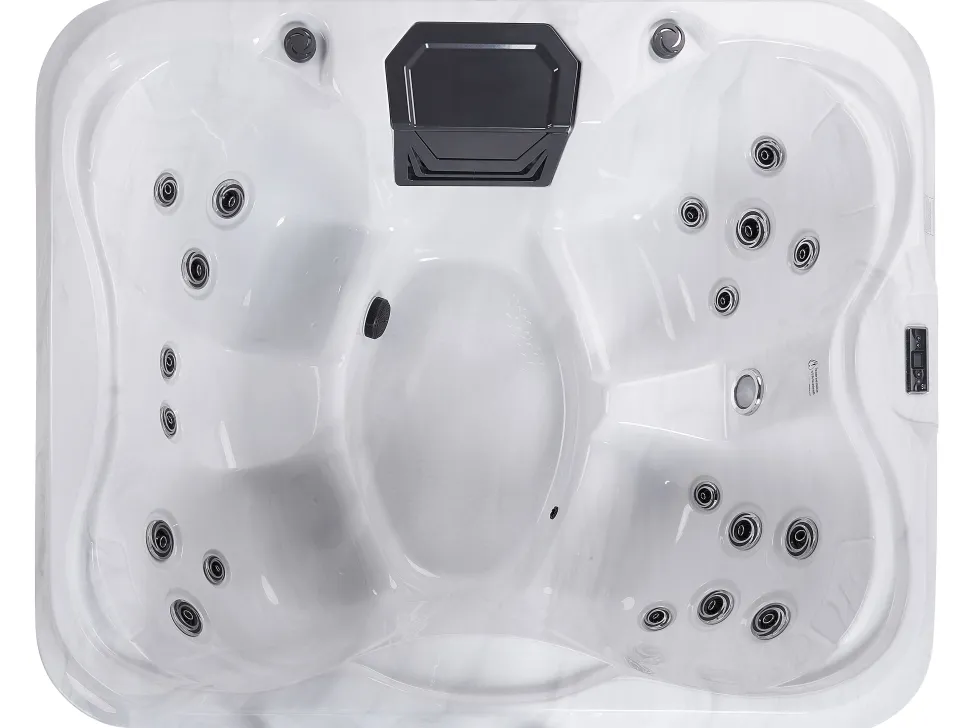 Banheira De Hidromassagem Para Exterior Em Acrilico Branco 180 X 215 Cm Arcelia