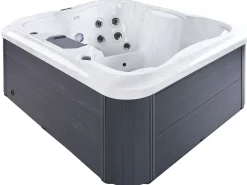 Banheira De Hidromassagem Para Exterior Em Acrilico Branco 180 X 215 Cm Arcelia