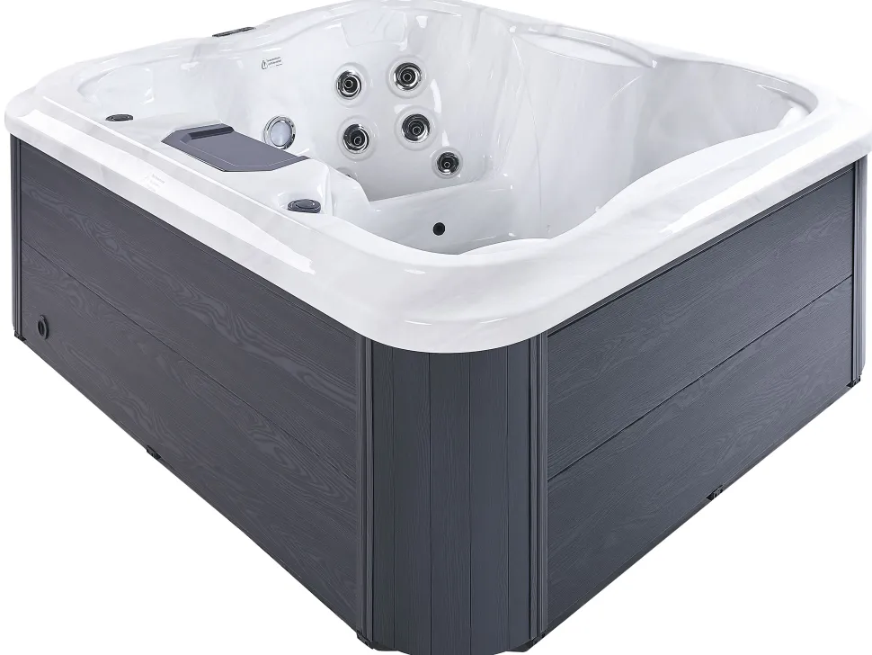 Banheira De Hidromassagem Para Exterior Em Acrilico Branco 180 X 215 Cm Arcelia