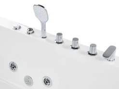 Banheira De Hidromassagem De Canto Versao A Esquerda Em Acrilico Branco 170 X 80 Cm Puquio