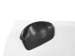 Banheira De Hidromassagem De Canto Em Acrilico Branco Com Led 140 X 140 Cm Martinica Ii