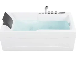 Banheira De Hidromassagem Versao A Esquerda Em Acrilico Branco 169 X 81 Cm Artemisa
